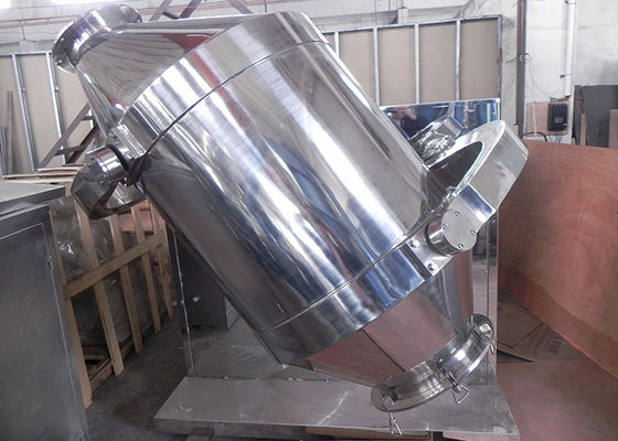 Mélangeur tridimensionnel d'acier inoxydable d'oscillation de mouvement pour la poudre/particules