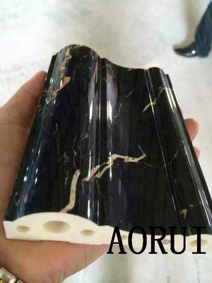 Cadena de producción del perfil de la piedra WPC del mármol del PVC, máquina de la protuberancia del perfil del PVC