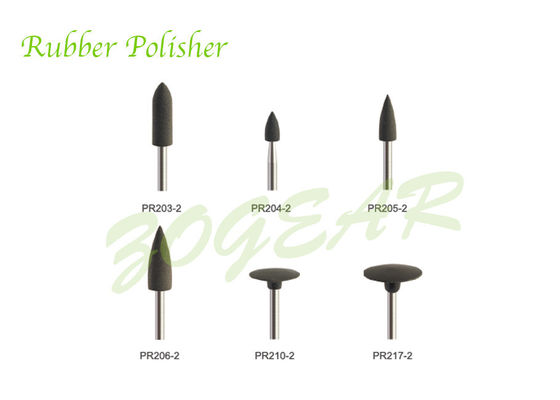 Gigi Polisher Tungsten Carbide Bur Karet Sintetis Pencampuran dengan normal Abrasive