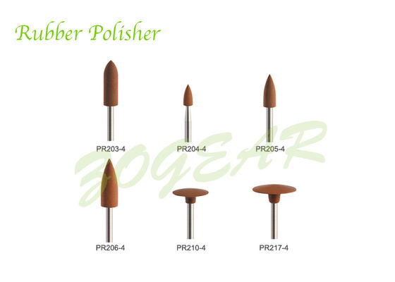 Gigi Polisher Tungsten Carbide Bur Karet Sintetis Pencampuran dengan normal Abrasive