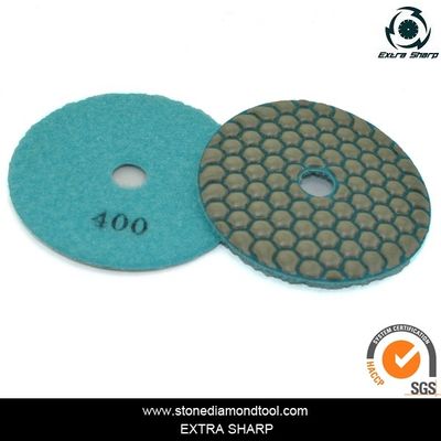100mm velcro đá hậu thuẫn đánh bóng khô miếng mài mòn