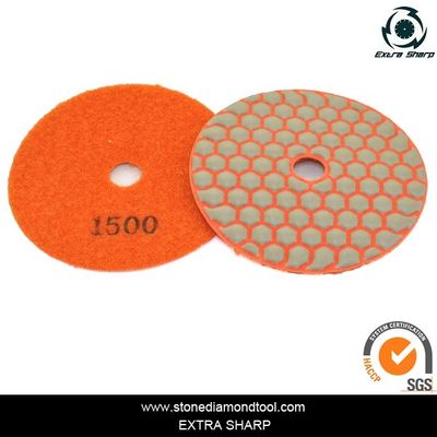 100mm velcro đá hậu thuẫn đánh bóng khô miếng mài mòn