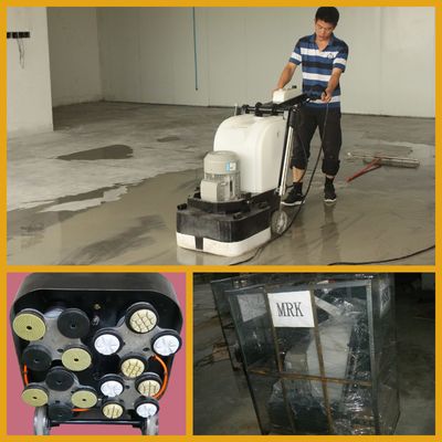 3 Tahap 16 Kepala 11HP Pelapis Lantai Batu Peralatan Mesin Poles Terrazzo