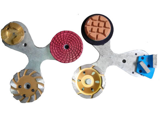 220V dobram o Polisher de assoalho de pedra de mármore dos discos para o granito/concreto