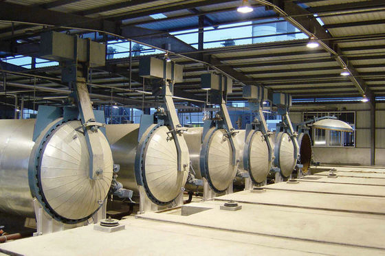 Industriële Geïsoleerde AAC-Autoclaaf met Gesteriliseerde met autoclaaf Geluchte Concrete Blokasme norm