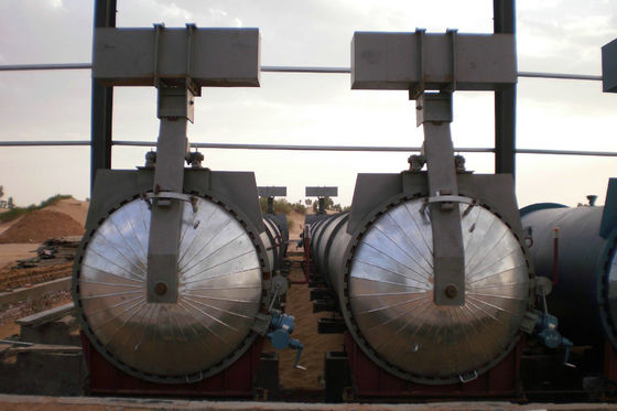Industriële Geïsoleerde AAC-Autoclaaf met Gesteriliseerde met autoclaaf Geluchte Concrete Blokasme norm