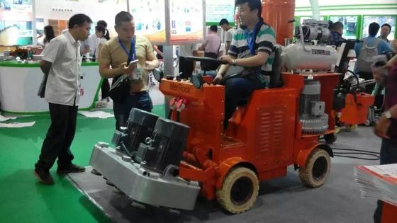 Machine de polonais concrète de granit de marbre avec l'aspirateur