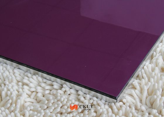 Milieuhygiëne Purpere UV Met een laag bedekte MDF Raad voor het Kabinet van de Winkelvertoning